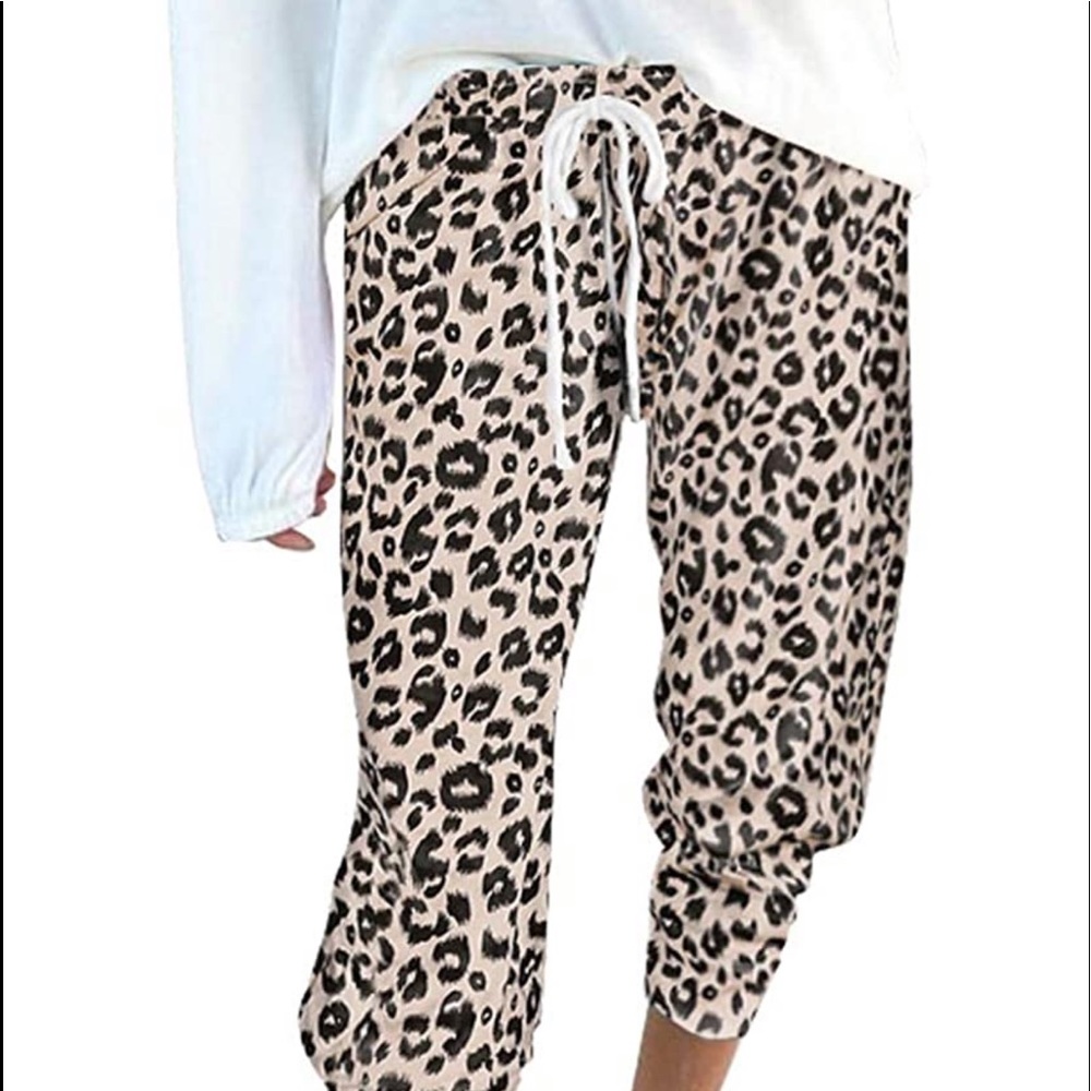 Leopard casual jogger